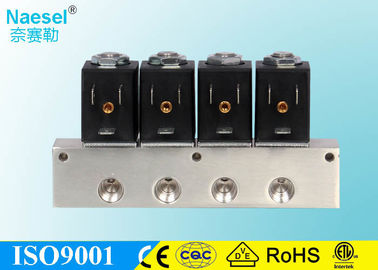 Stainless Steel 1 Inch Plastic Solenoid Valve , Multi Unit Installation Air Actuated Solenoid Valve